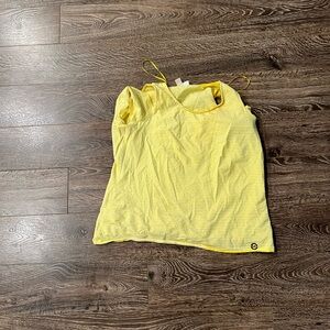 Michael Kors Yellow Striped Blouse